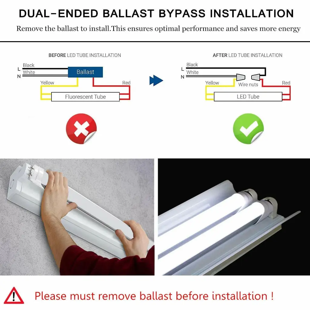22W LED Tube Light T8 (High Lumen)2.webp