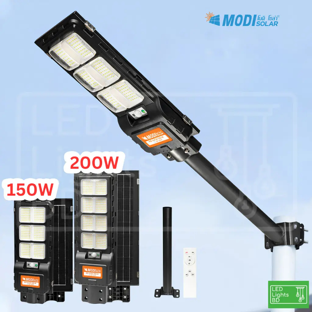 MODI Solar LED Street Light MD-SLT27150W IP-65 6500K 1.webp