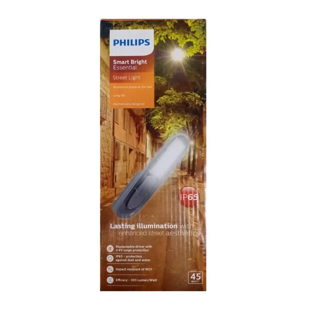PHILIPS Smart Bright 50W Street Light (Cool White, Grey Body, IP65) 3.webp
