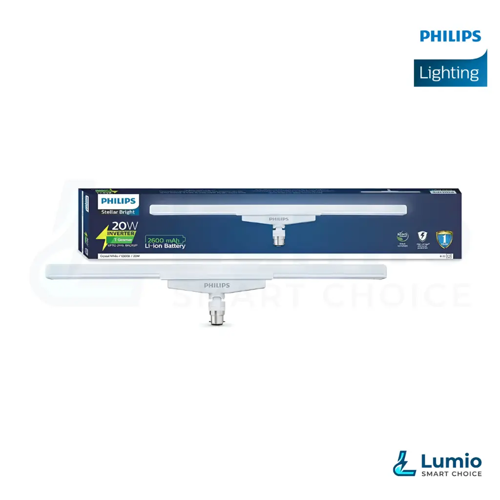 Philips 20W ACDC Stellar Bright T-Beamer Emergency Bulb.webp