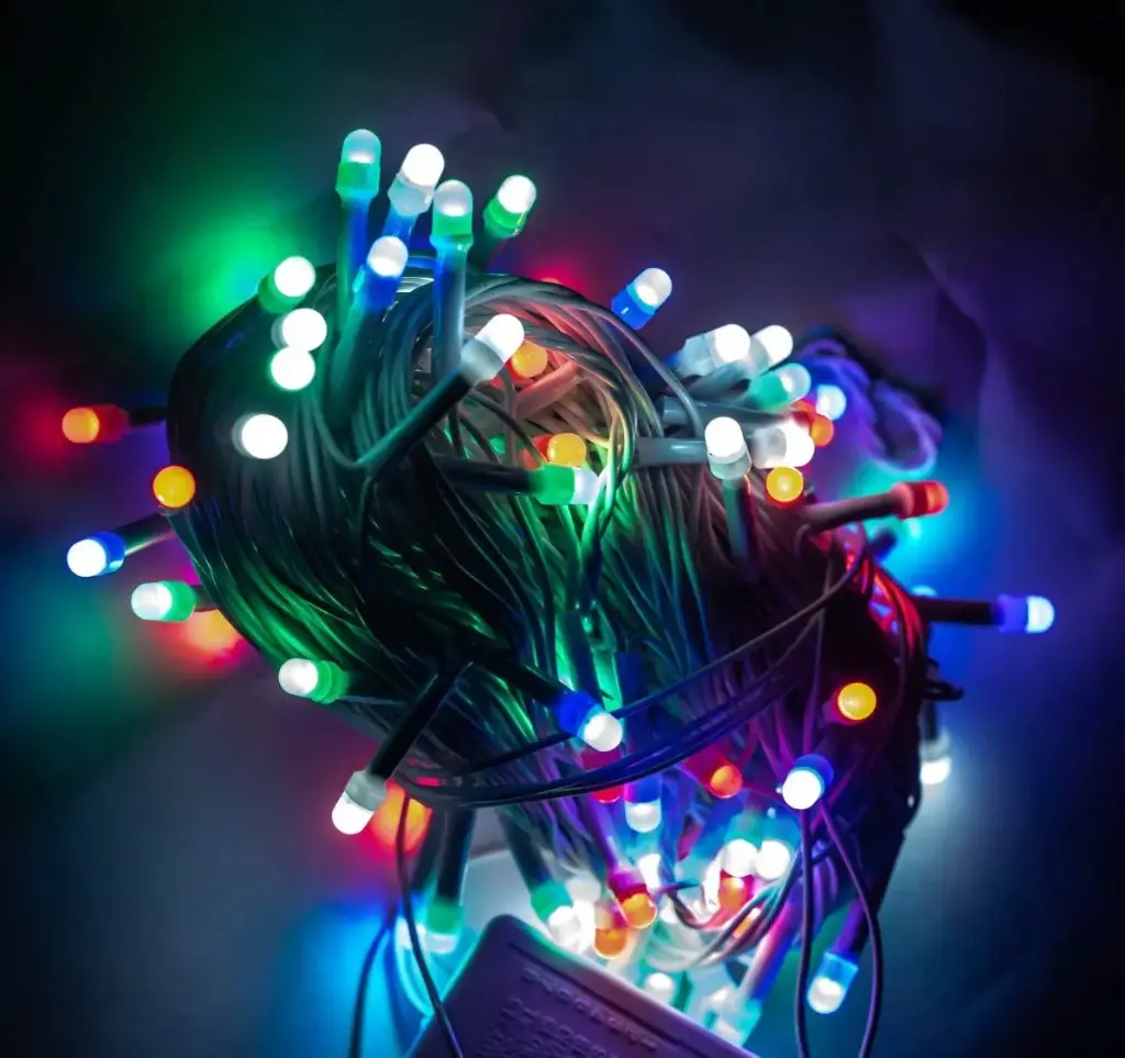 Multi Color LED Big Rice String Light ( 30 feet )