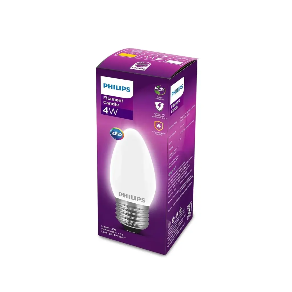 Philips 4W AceBright LED Candle Bulb