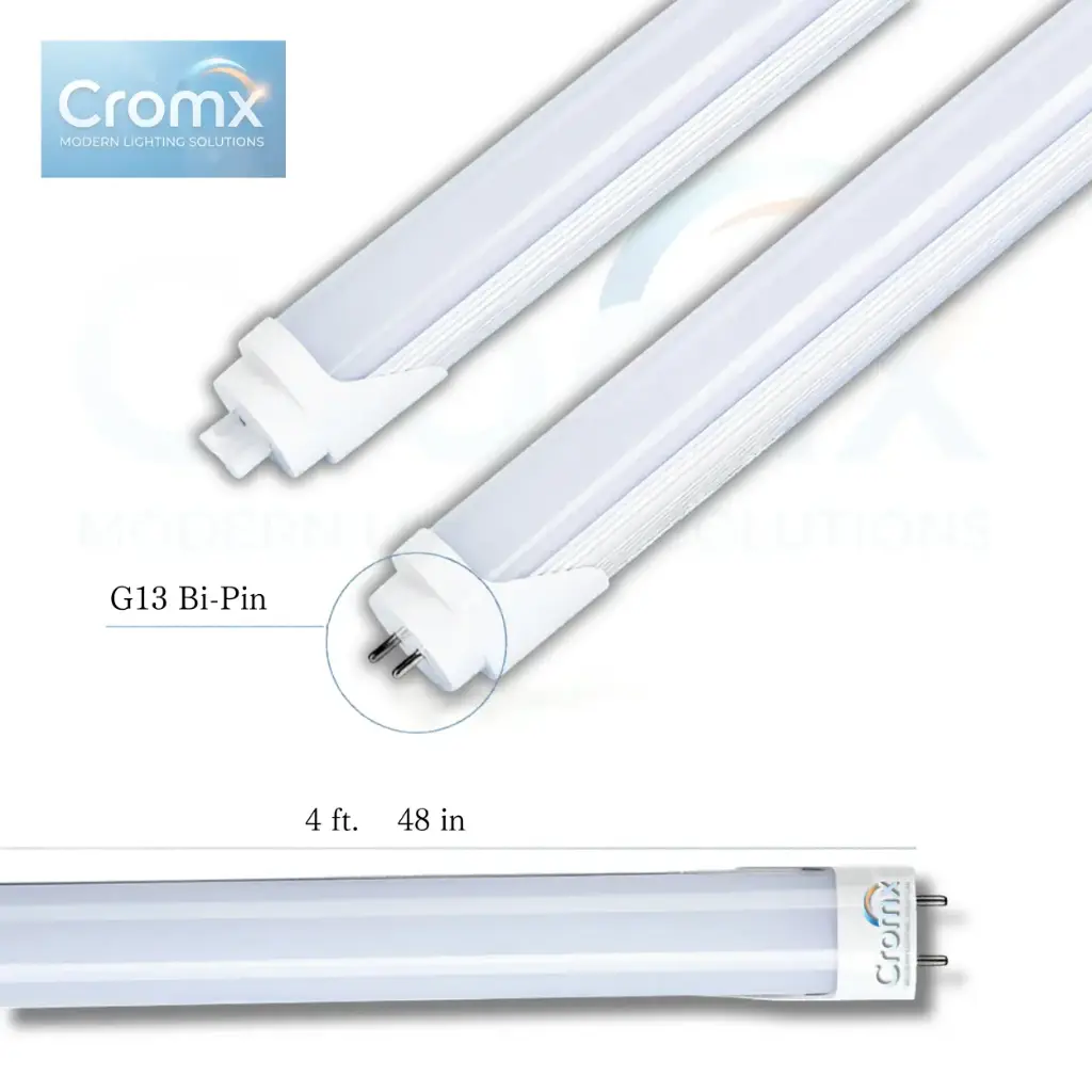 Cromx Industrial LED Tube Light 4Ft High Lumen Alumin Body