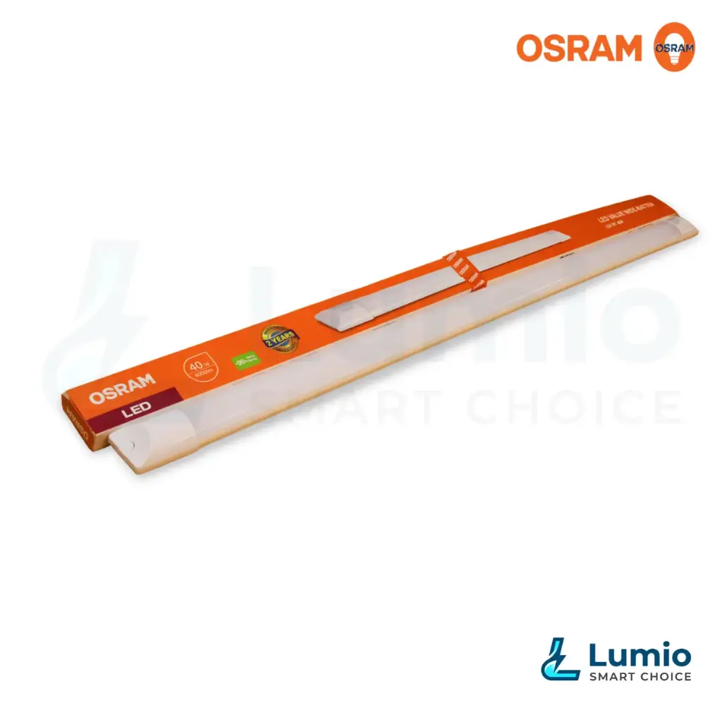 Osram 40W LED Wide Batten Dustproof Eco 6500K 4ft