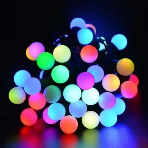 RGB LED Fairy Light ( Ball Shaped, 15 ft )