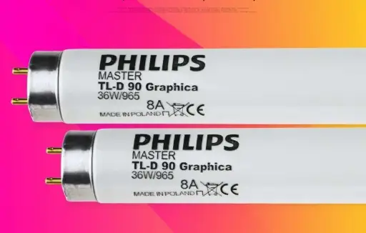 Philips D65 "TL-D 90 Graphica 18W/965" ( 2 feet )