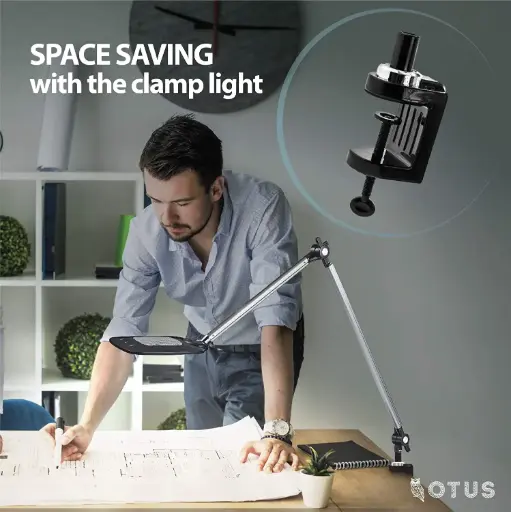 [ITH Table Lamp] Table Lamp LED Luxury ( Clamp Type ) OTUS Architect Desk Lamp