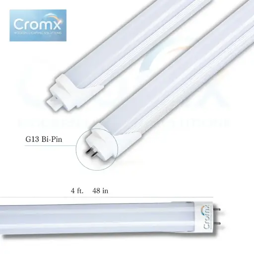 Cromx Industrial LED Tube Light 4Ft High Lumen Alumin Body