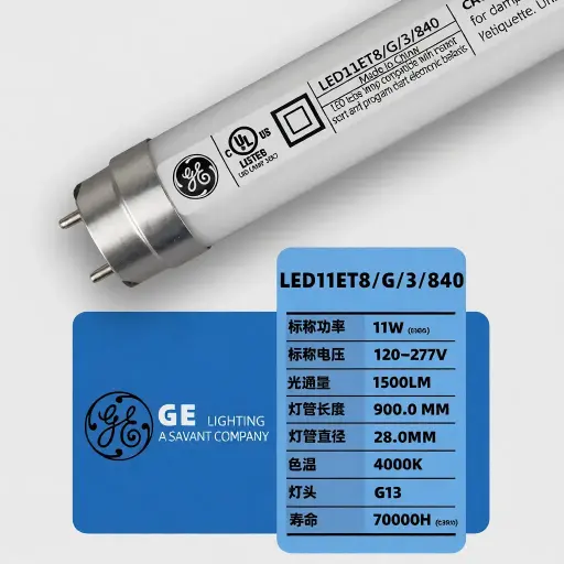 GE LED11ET8G3840 Tube Light Type A Lamp